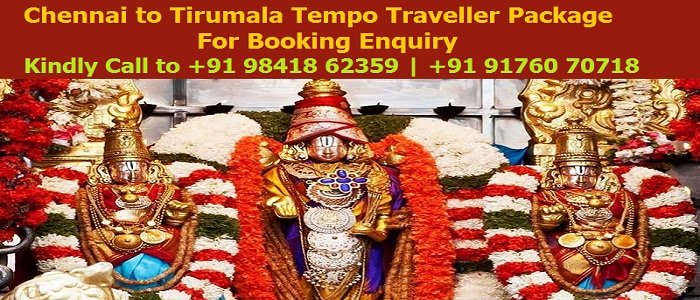 Chennai to Tirumala Tempo Traveller